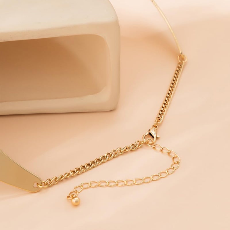 Hewill Store Chunky Gold Necklace Big Statement Chunky Necklace for Women African Tribe Wide Metal Choker Necklaces Jewelry - Image 5
